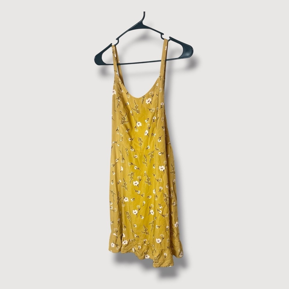 Old Navy Yellow Floral Sundress Size Medium